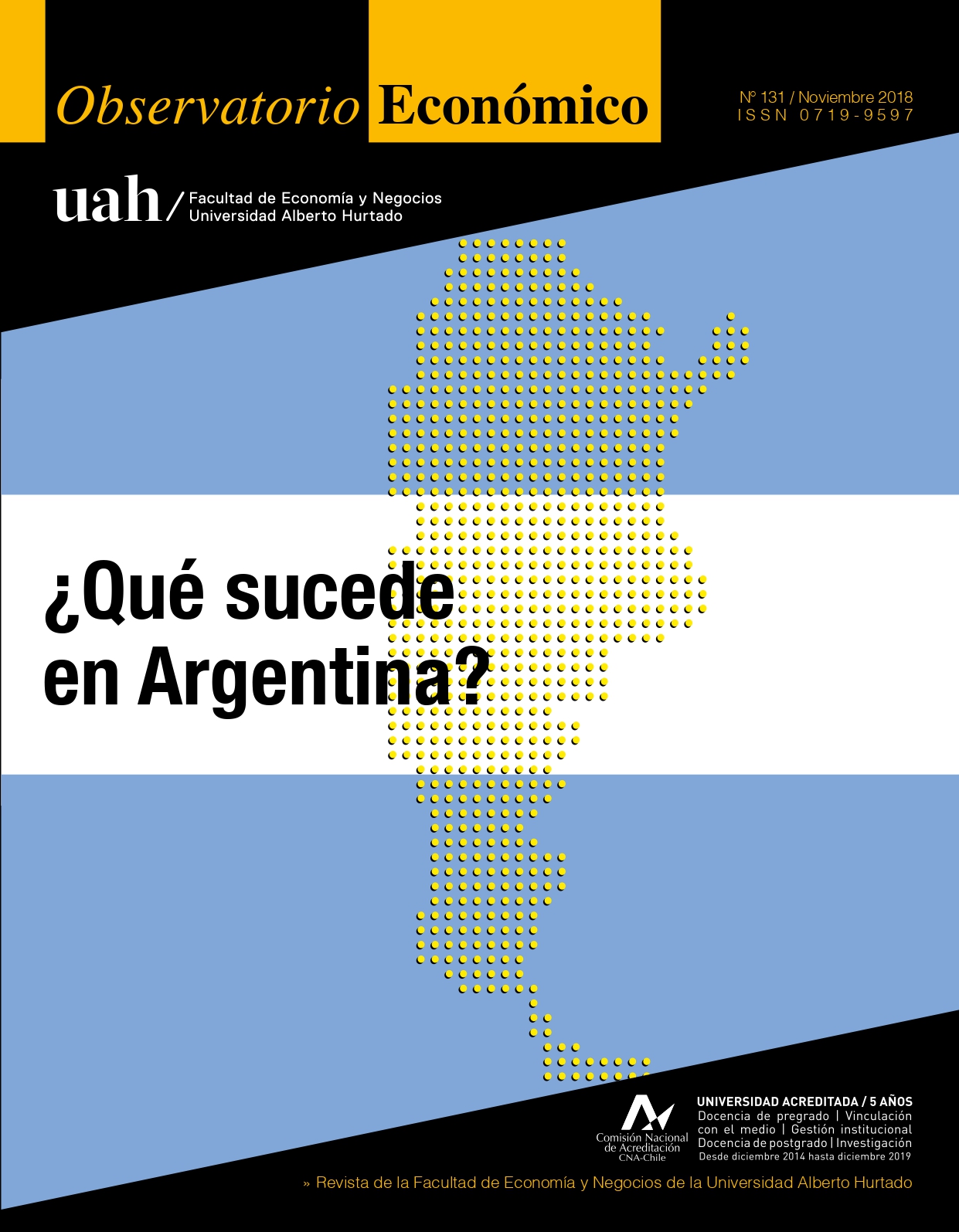 Título del número de la revista : "¿Quésucede en Argentina?"