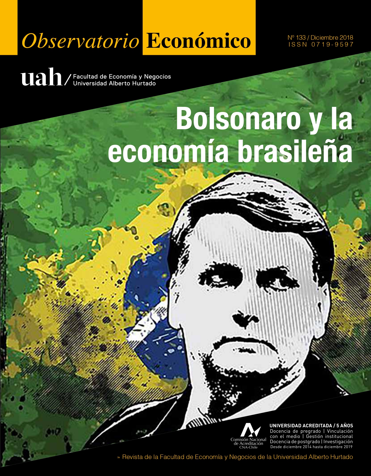 Título del número de la revista : "Bolsonaro y la economía brasileña"