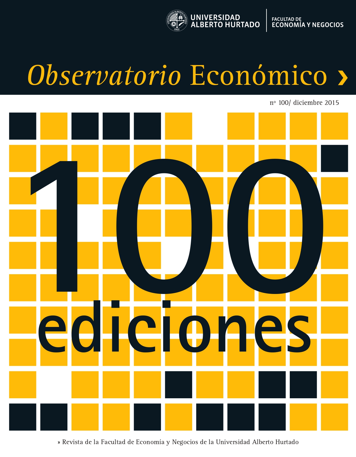 Título del número de la revista : "100 ediciones"