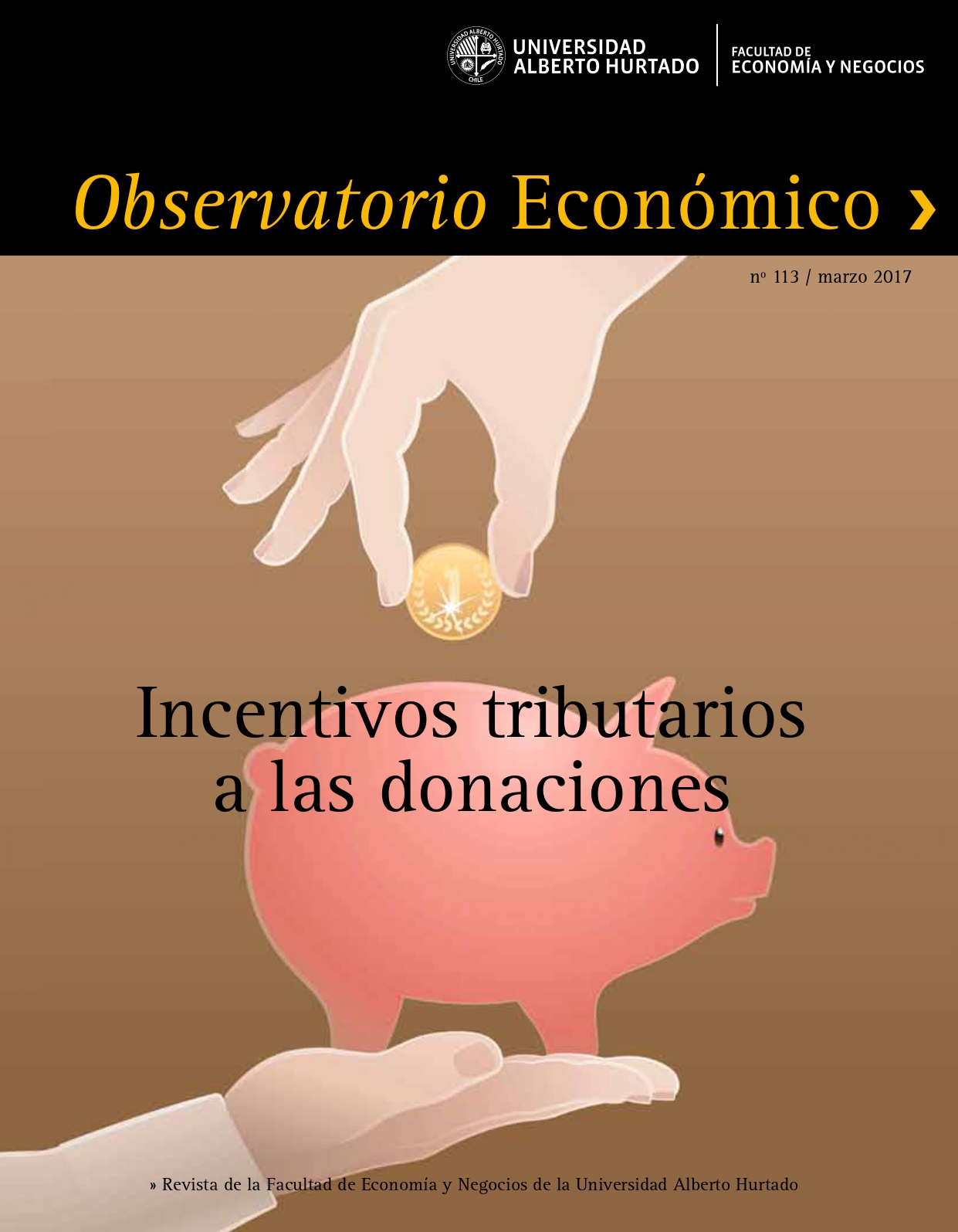 TÃ­tulo del nÃºmero de la revista : "Incentivo tributarios a las donaciones"